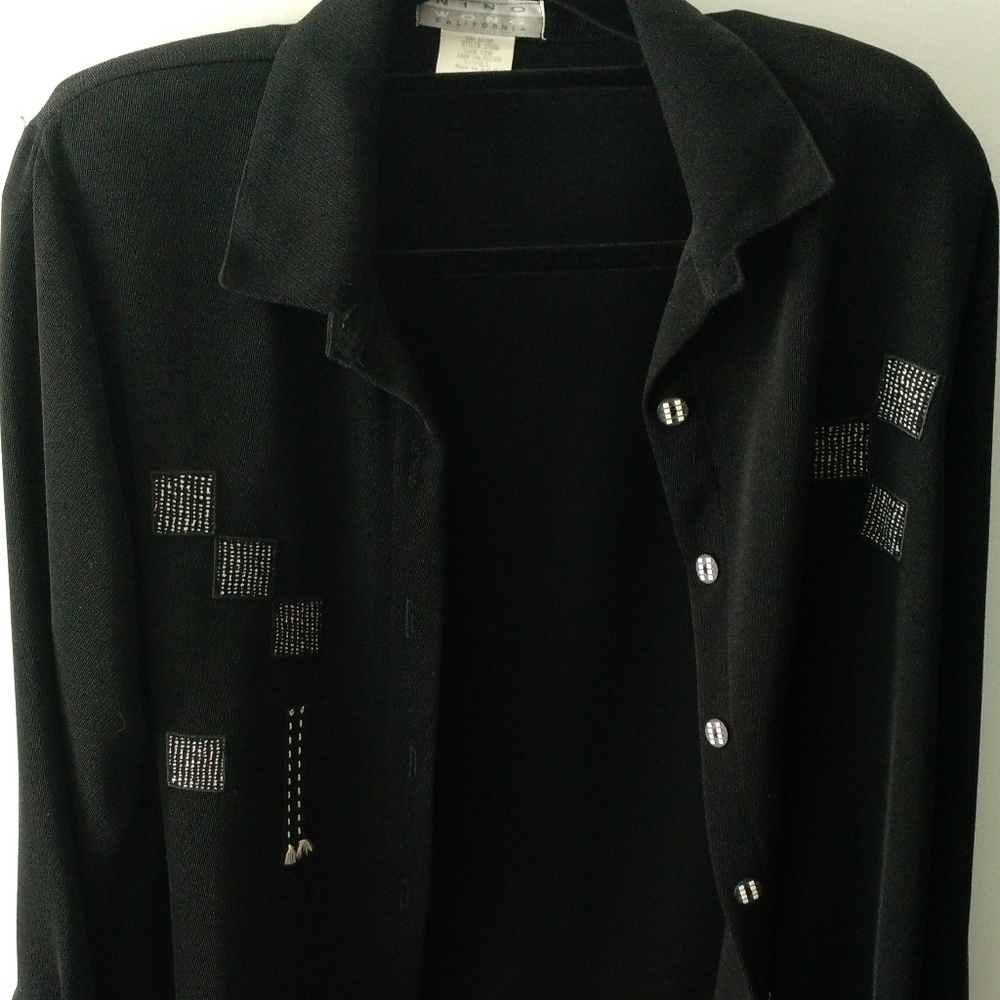 Black button blouse Size Small